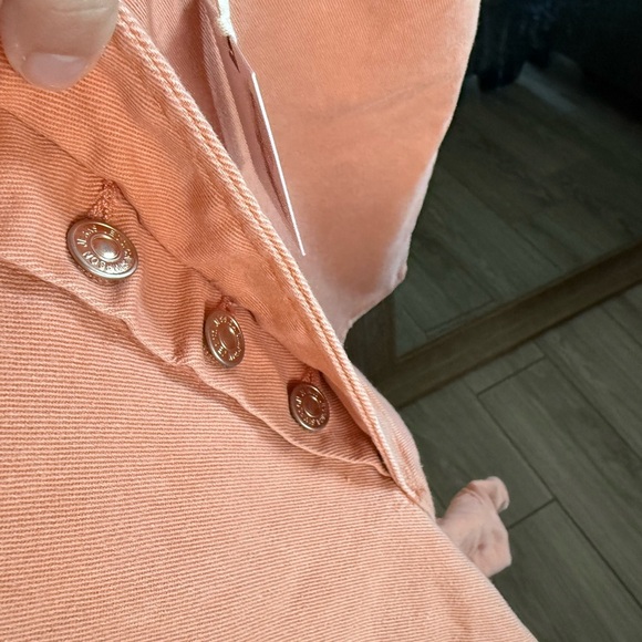 Jessica Simpson|Coral pastel denim shorts,infinite high waist short, NWT•••22W - Picture 7 of 16